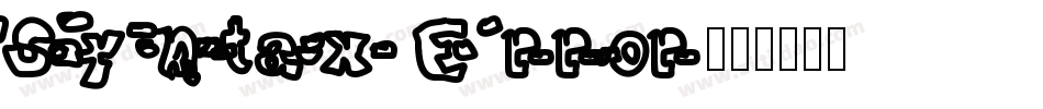 Syntax Error字体转换